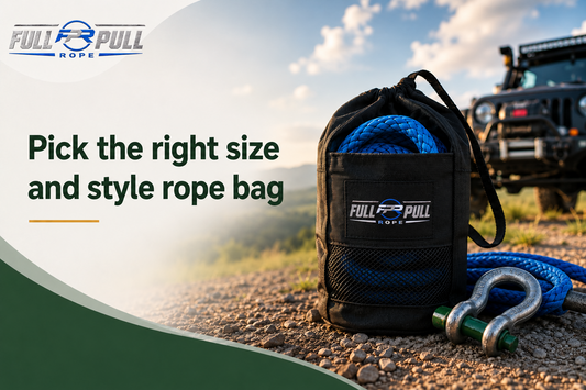 How to Choose the Right Rope Bag for Your Recovery Gear