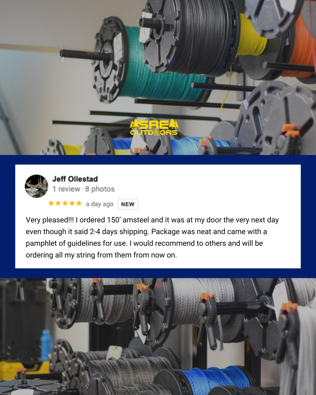 Samson AmSteel®-Blue 12-Strand Dyneema SK-78 Synthetic Line (All Colors)